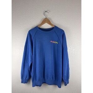 Vintage 80s Aleeda Advantage Wetsuits Sweatshirt – Made in USA (Hanes L)